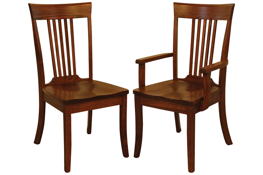 ow shaker five slat dining chair